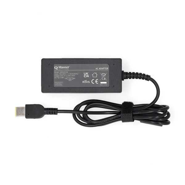 Lenovo 45W Square tip adapter (20 V, 2.25 A, 45 W, Square tip, Q-Master) QMA00044 - 2