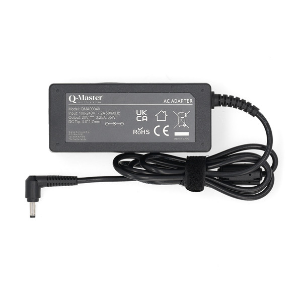 Lenovo adapter (20 V, 3.25 A, 65 W, 4.0 x 1.7 plugmaat, Q-Master) QMA00040 - 2