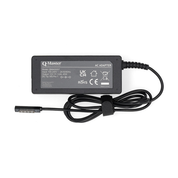 Microsoft Pro 1 adapter (12 V, 3.6 A, 45 W, Surface connector, Q-Master) QMA00057 - 2