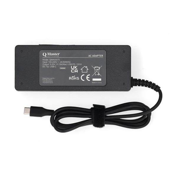 Universele USB-C oplader 100W PD 3.0 (5-20 V, 5 A, 100 W, Q-Master) QMA00075 - 2