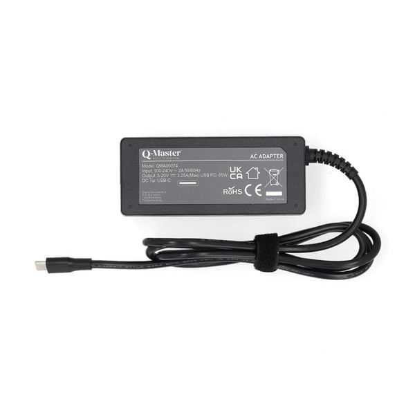 Universele USB-C oplader 65W PD 3.0 (5-20 V, 3.25 A, 65 W, Q-Master) QMA00074 - 2