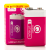 Q-Nomic Power 9V / 6FR61 / E-Block Lithium Batterij (10 stuks)