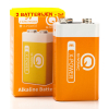 Q-Nomic Power 9V / 6LR61 / E-blok Alkaline Batterij (2 stuks)