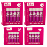 Q-Nomic Power AA / FR6 + AAA / FR03 Lithium batterij 16 stuks  AQN00089