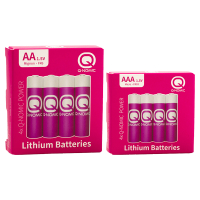 Q-Nomic Power AA / FR6 + AAA / FR03 Lithium batterij 8 stuks  AQN00088