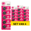 Q-Nomic Power CR2450 3V Lithium knoopcel batterij 20 stuks