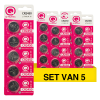 Q-Nomic Power CR2450 3V Lithium knoopcel batterij 25 stuks  AQN00063