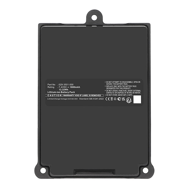 RAE Systems 029-3501-000 accu (7.4 V, 1800 mAh, 123accu huismerk) ARA00165 - 3