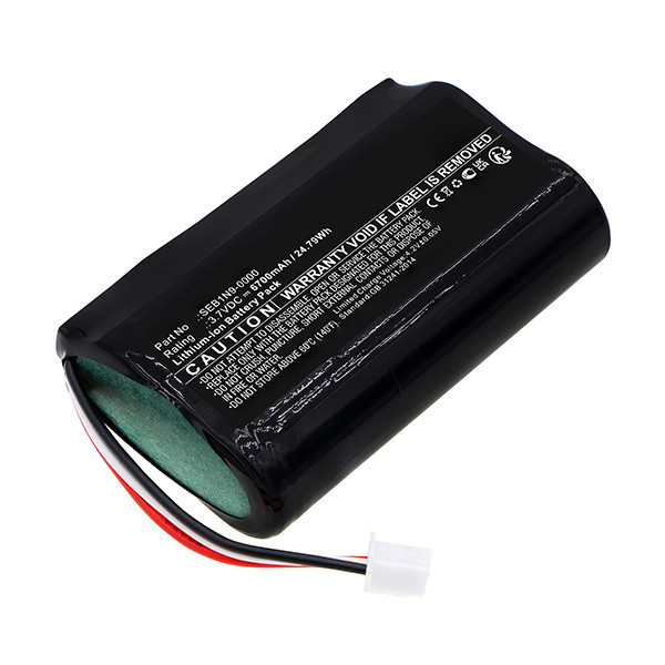 RING SEB1N9-0000 accu (3.7 V, 6700 mAh, 123accu huismerk) ARI00083 - 1
