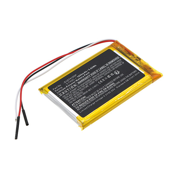 Rand McNally EU074160P accu (1600 mAh, 123accu huismerk)  ARA00149 - 1