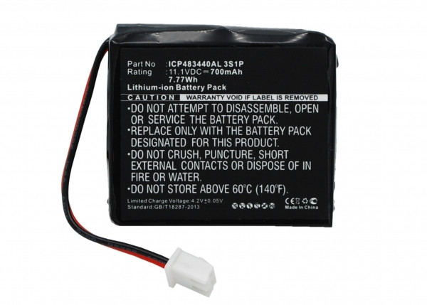 Ratiotec ICP483440AL3S1P accu (700 mAh, 123accu huismerk)  ARA00044 - 1