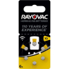 Rayovac Acoustic Special 10 / PR70 / Geel gehoorapparaat batterij 6 stuks  ARA00091