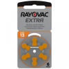 Rayovac Extra Advanced 13 / PR48 / Oranje gehoorapparaat batterij 6 stuks