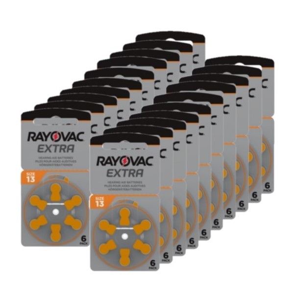 Rayovac Extra Advanced 13 / PR48 / Oranje voordeelpak 120 stuks  ARA00132 - 1