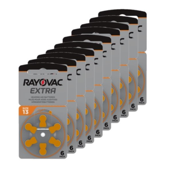Rayovac Extra Advanced 13 / PR48 / Oranje voordeelpak 60 stuks  204805 - 1