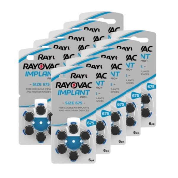 Rayovac Implant pro+ 675 / PR44 / Blauw voordeelpak 60 stuks  ARA00135 - 1