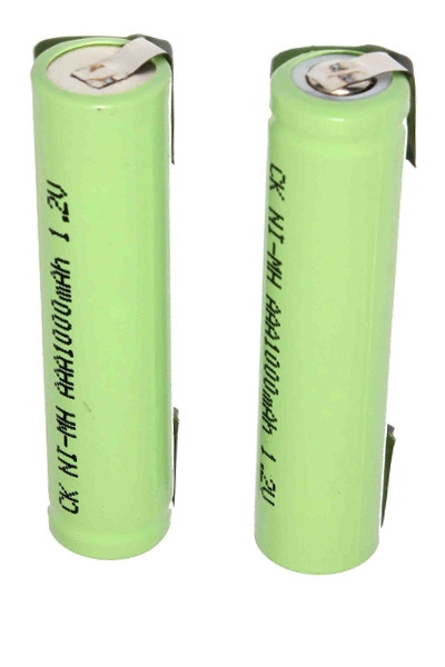 Remington AAA batterij met soldeerlippen 2 stuks (1.2 V, 123accu huismerk)  ARE00027 - 1