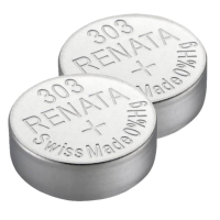 Renata 303 / SR1154SW / SR44 zilveroxide knoopcel batterij 2 stuks ARE00365