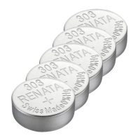 Renata 303 / SR1154SW / SR44 zilveroxide knoopcel batterij 5 stuks ARE00366