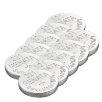 Renata 321 / SR616SW / SR65 zilveroxide knoopcel batterij 10 stuks  ARE00241