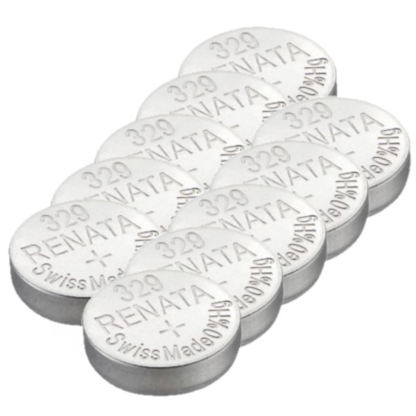 Renata 329 / SR731SW zilveroxide knoopcel batterij 10 stuks  ARE00242 - 1