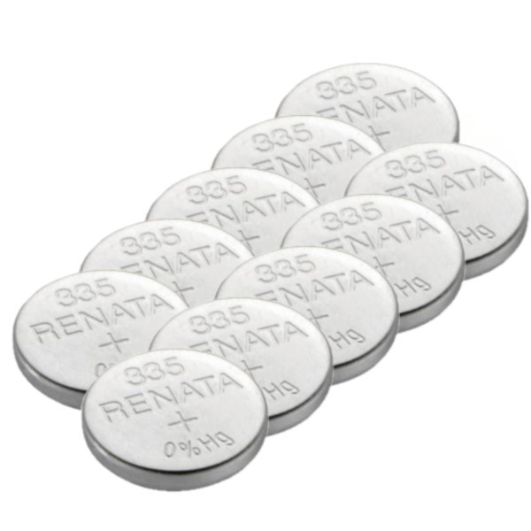 Renata 335 / SR512SW zilveroxide knoopcel batterij 10 stuks  ARE00243 - 1