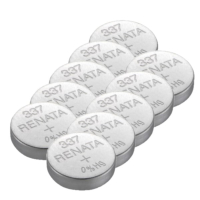 Renata 337 / SR416SW zilveroxide knoopcel batterij 10 stuks ARE00244