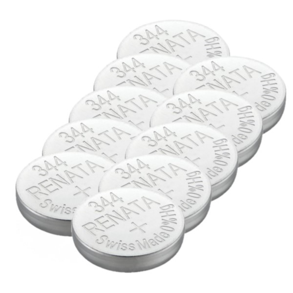 Renata 344 / SR1136SW / SR42 zilveroxide knoopcel batterij 10 stuks ARE00247 - 1
