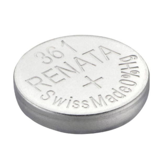 Renata 361 / SR721W / SR58 zilveroxide knoopcel batterij 1 stuk ARE00264 - 1