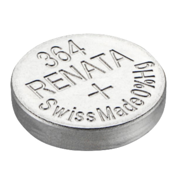 Renata 364 / SR621SW / SR60 zilveroxide knoopcel batterij 1 stuk  ARE00160 - 1