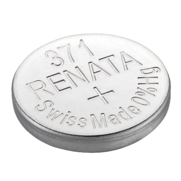 Renata 371 / SR920SW / SR69 zilveroxide knoopcel batterij 1 stuk  ARE00172 - 1