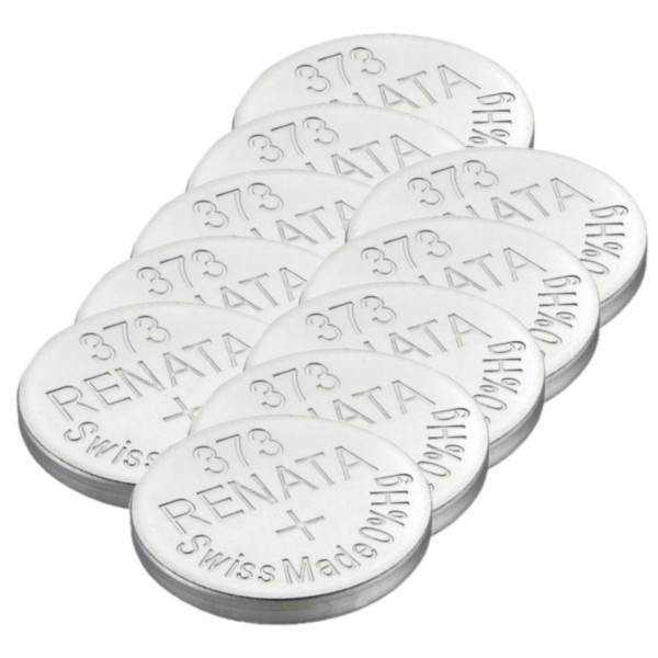 Renata 373 / SR916SW / SR68 zilveroxide knoopcel batterij 10 stuks ARE00253 - 1