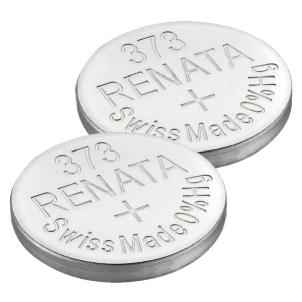 Renata 373 / SR916SW / SR68 zilveroxide knoopcel batterij 2 stuks ARE00332 - 1