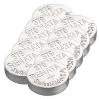 Renata 379 / SR521SW / SR63 zilveroxide knoopcel batterij 10 stuks ARE00255