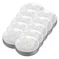 Renata 386 / SR1142W / SR43 zilveroxide knoopcel batterij 10 stuks  ARE00269