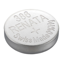 Renata 386 / SR1142W / SR43 zilveroxide knoopcel batterij 1 stuk  ARE00144