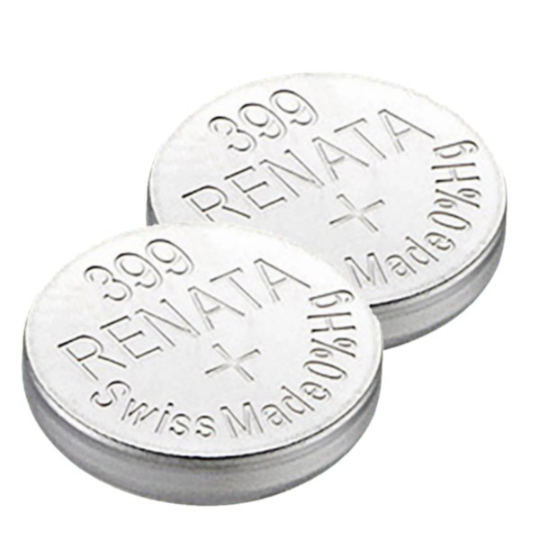 Renata 399 / SR927W / SR57 zilveroxide knoopcel batterij 2 stuks ARE00308 - 1