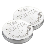 Renata 399 / SR927W / SR57 zilveroxide knoopcel batterij 2 stuks ARE00308