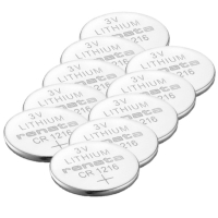 Renata CR1216 3V Lithium knoopcel batterij 10 stuks  ARE00184