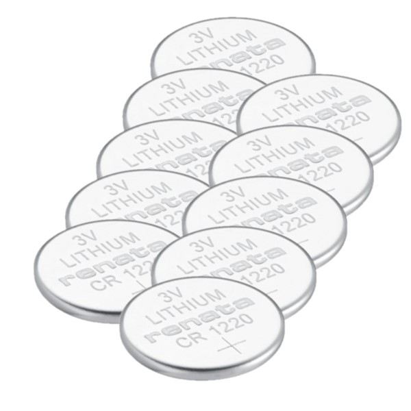 Renata CR1220 3V Lithium knoopcel batterij 10 stuks  ARE00279 - 1