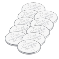 Renata CR1220 3V Lithium knoopcel batterij 10 stuks  ARE00279