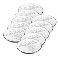 Renata CR2016 3V Lithium knoopcel batterij 10 stuks  ARE00204