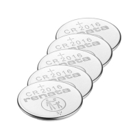 Renata CR2016 3V Lithium knoopcel batterij 5 stuks  ARE00205