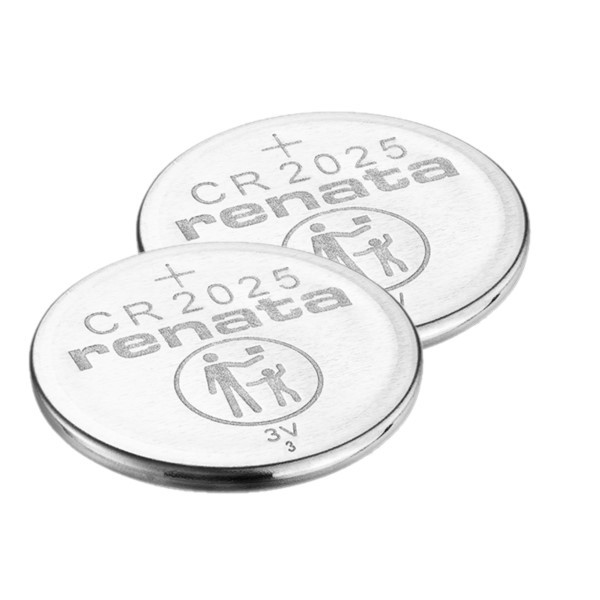 Renata CR2025 3V Lithium knoopcel batterij 2 stuks  ARE00212 - 1