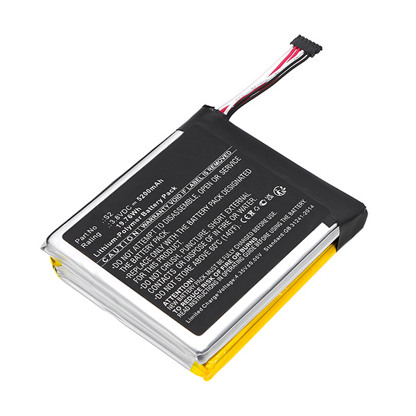 Ring S2 accu voor Ring Video Doorbell 2nd Gen (3,8 V, Li-pl, 5200mAh, 123accu huismerk)  ARI00093 - 1