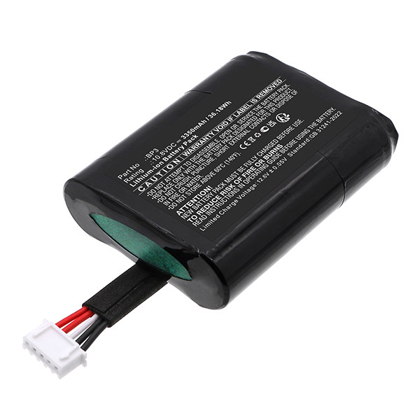 Roberts BP18650-3S1P / BP3 accu (10.8 V, 3350 mAh, 123accu huismerk) ARO00255 - 1