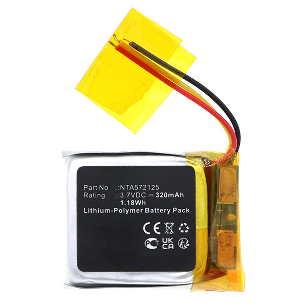 Rode GO Receiver NTA572125 / 0441-07050-01 accu (3.7 V, 320 mAh, 123accu huismerk) ARO00190 - 3