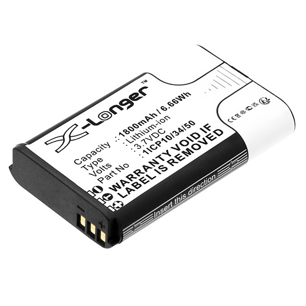 Rotronic 523450 / 1ICP10/34/50 accu (3.7 V, 1800 mAh, 123accu huismerk)  ARO00199 - 1