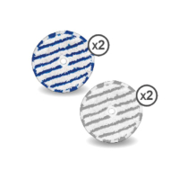 Rowenta ZR009503 microvezelpads voor AeroSpin ZR009C00 (4 stuks, origineel) ARO02530