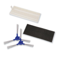 Rowenta ZR720002 / ZR690101 filter en zijborstel vervangingsset (origineel) ARO02523